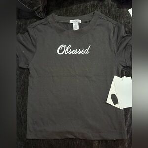 LoveStreak "Obsessed" Black Tee